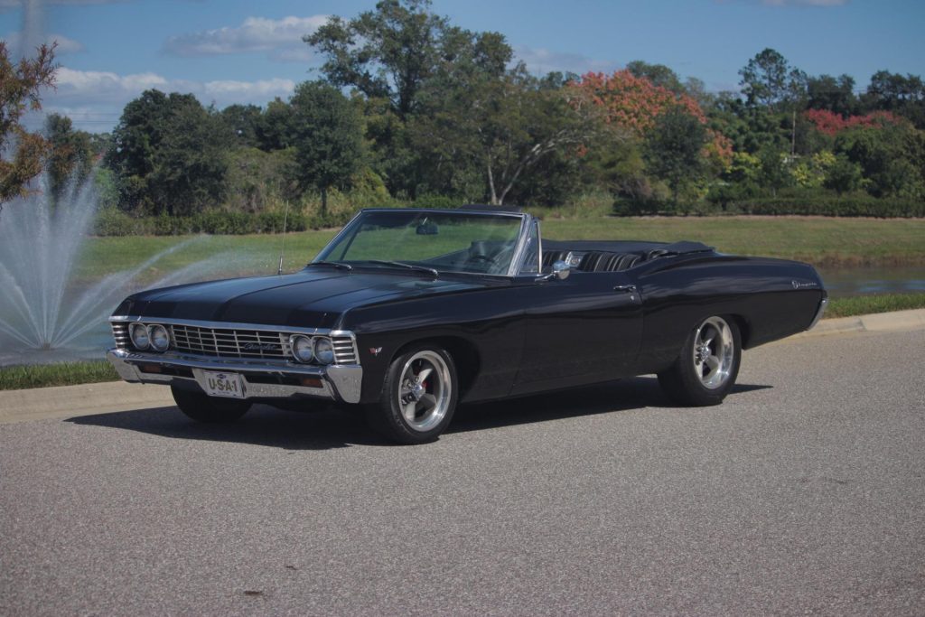 1967 Chevrolet Impala Convertible, 327  Automatic, Triple Black