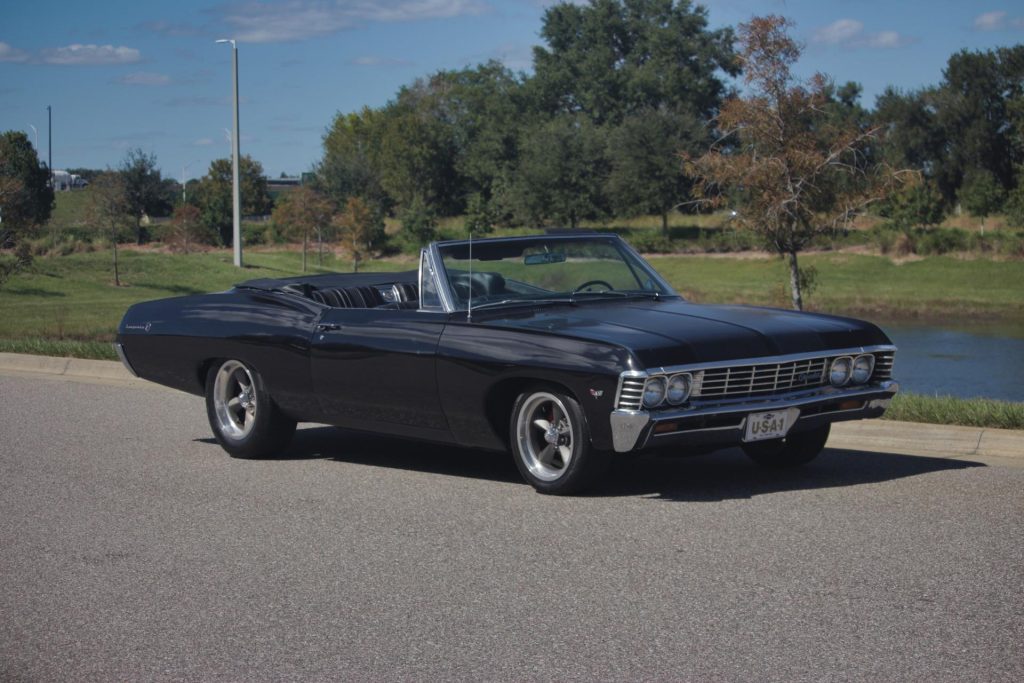 1967 Chevrolet Impala Convertible, 327  Automatic, Triple Black