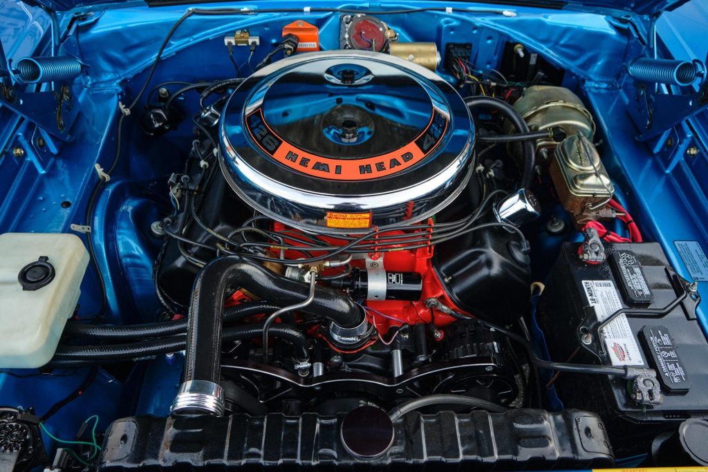 1969 Dodge Super Bee Custom 426 CI Hemi V-8 Engine